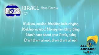 Video thumbnail of "Netta - Toy (Israel) [Karaoke Version]"