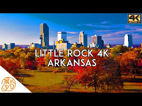 Little Rock 4k Arkansas downtown AK Driving Tour