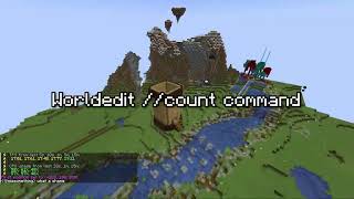 Count Blocks in Minecraft - WorldEdit Minecraft Tutorial 1.21.4