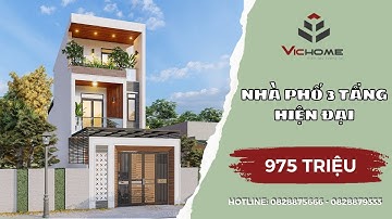 KHÁM PHÁ: Mẫu Nhà Phố Thiết Kế 2 Tầng 1 Tum Hiện Đại - Sang Trọng Tại Túc Duyên, Thái Nguyên