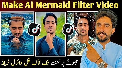 How to do Ai Mermaid Filter Trend on TikTok? | Mermaid Ai Effect Trend  Mermaid Ai Effect Tutorial