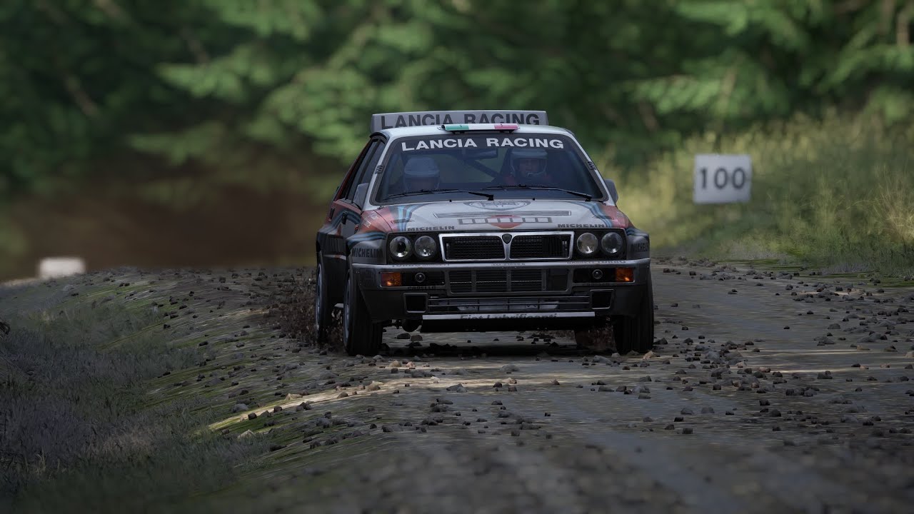 [AC Rally] My 1st video in AC Rally, Lancia Delta HF Integrale - YouTube