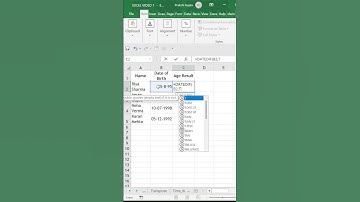 Excel Trick: Calculate Age in Seconds with DATEDIF