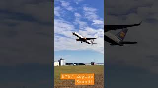 B757 Takeoff Engine Sound