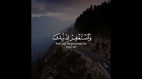 فاصبر إن وعد الله حق واستغفر لذنبك - تلاوة خاشعة - حالات واتساب قران