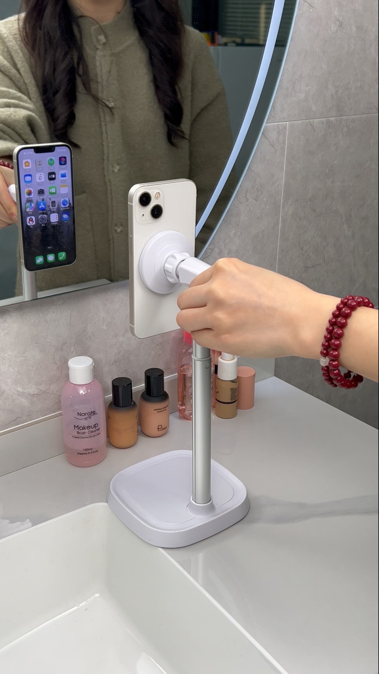 Mobile phone holder Magnetic holder Desktop holder #shorts