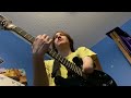 Nbglowrock12 plays on his blue lightning electric guitar 2nd time