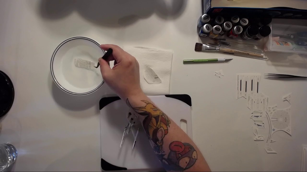 Model Painting - Battle Damaged Enterprise Refit, Reliant, Enterprise B