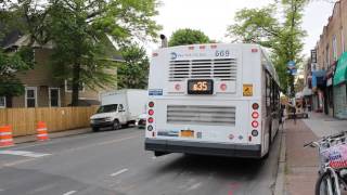 MTA New York City Bus 2013 New Flyer Industries C40LF 669 on the B35