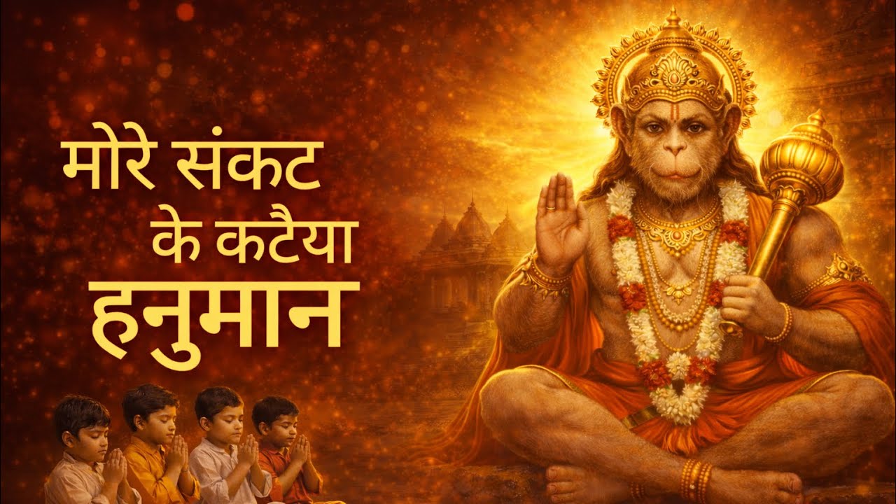 More Sankat Ke Kataiya Hanuman. मोरे संकट के कटैया हनुमान. Hanuman Bhajan 