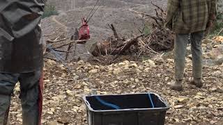 ALTA X drone pulling 2800 feet of rope for logging op