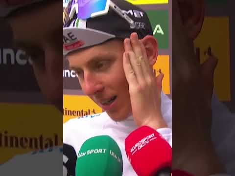 😥L'émotion de Pogacar suite à l'abandon de Cavendish #shorts #tourdefrance #cycling #tdf #tour2023