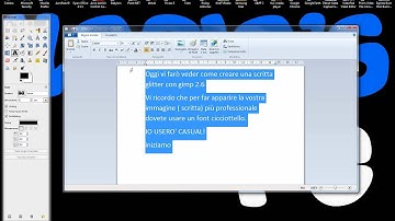 Tutorial scritte glitter con gimp 2.6