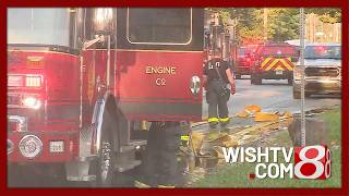 House fire near Lawrence kills man, traps other residents on rooftop @WISHNews8