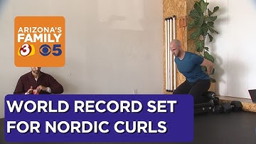 Man in Phoenix sets world record for Nordic curls