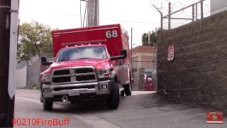 LAFD Rescue 68 Responding