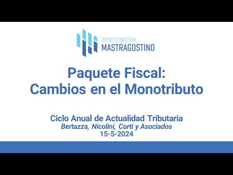 Monotributo: nuevas escalas y reingreso al régimen según el "Paquete Fiscal"