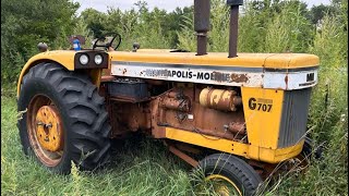RARE ABANDONED Minneapolis Moline G707! Parked 13 years! Will It Run?!