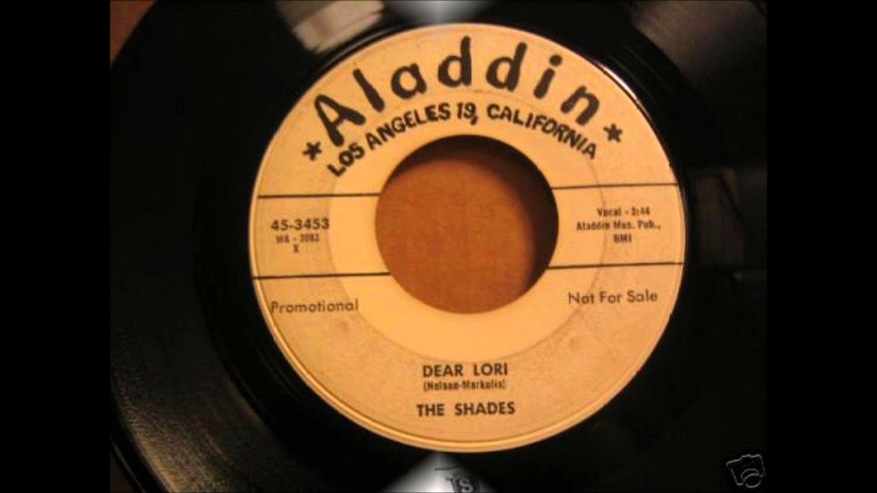 SHADES - DEAR LORI / ONE TOUCH OF HEAVEN - ALADDIN 3453 - 1959