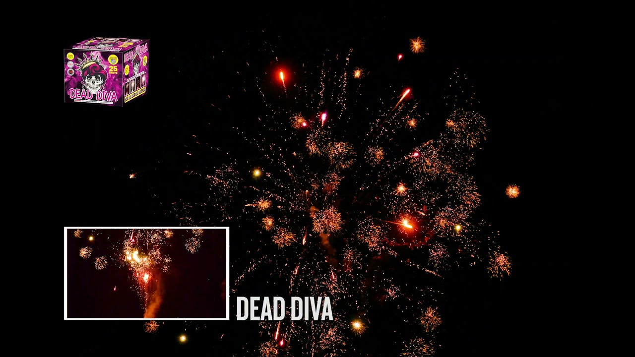 Dead Diva 500g Firework from World Class - 25 Shots Exciting Performing Cake