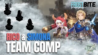 Rico & Simona Team Comp! FROSTBITE! Sword of Convallaria screenshot 5