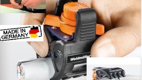 449645.0100 -TÁCH VỎ CÁP ĐIỆN ĐA NĂNG 100% sản xuất tại ĐỨC. - Stripping tool WEIDMÜLLER.
