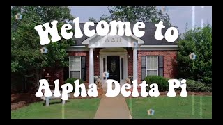 Alpha Delta Pi House Tour Troy University