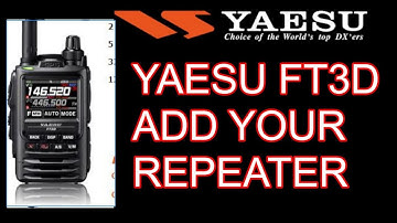 FT3D Add your repeater- Save to memory