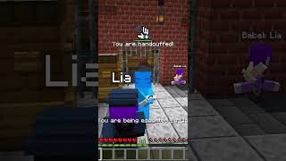 polis lia herkesi tutukladı #minecraft #oyun #gaming