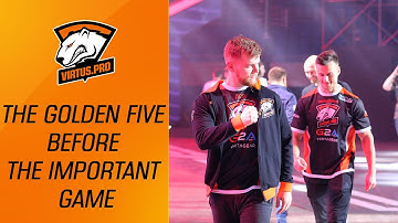 VP at The ELEAGUE Major. One day in the life of the Golden Five before the important game | CS:GO