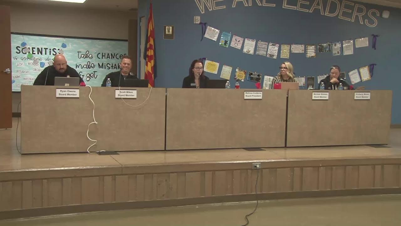 Litchfield Elementary School District Board Meeting 1/14/2026