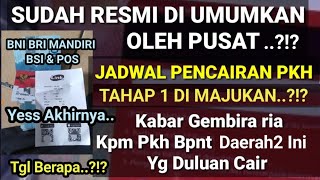 JADWAL RESMI PENCAIRAN PKH TAHAP 1 BERUBAH?? MERATA CAIR JATUH DIBULAN\u0026TGL INI? INFO PKH HARI INI