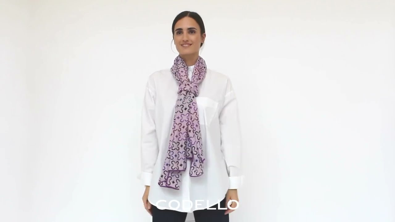 CODELLO Bindetechnik für Schals - Fake Knot