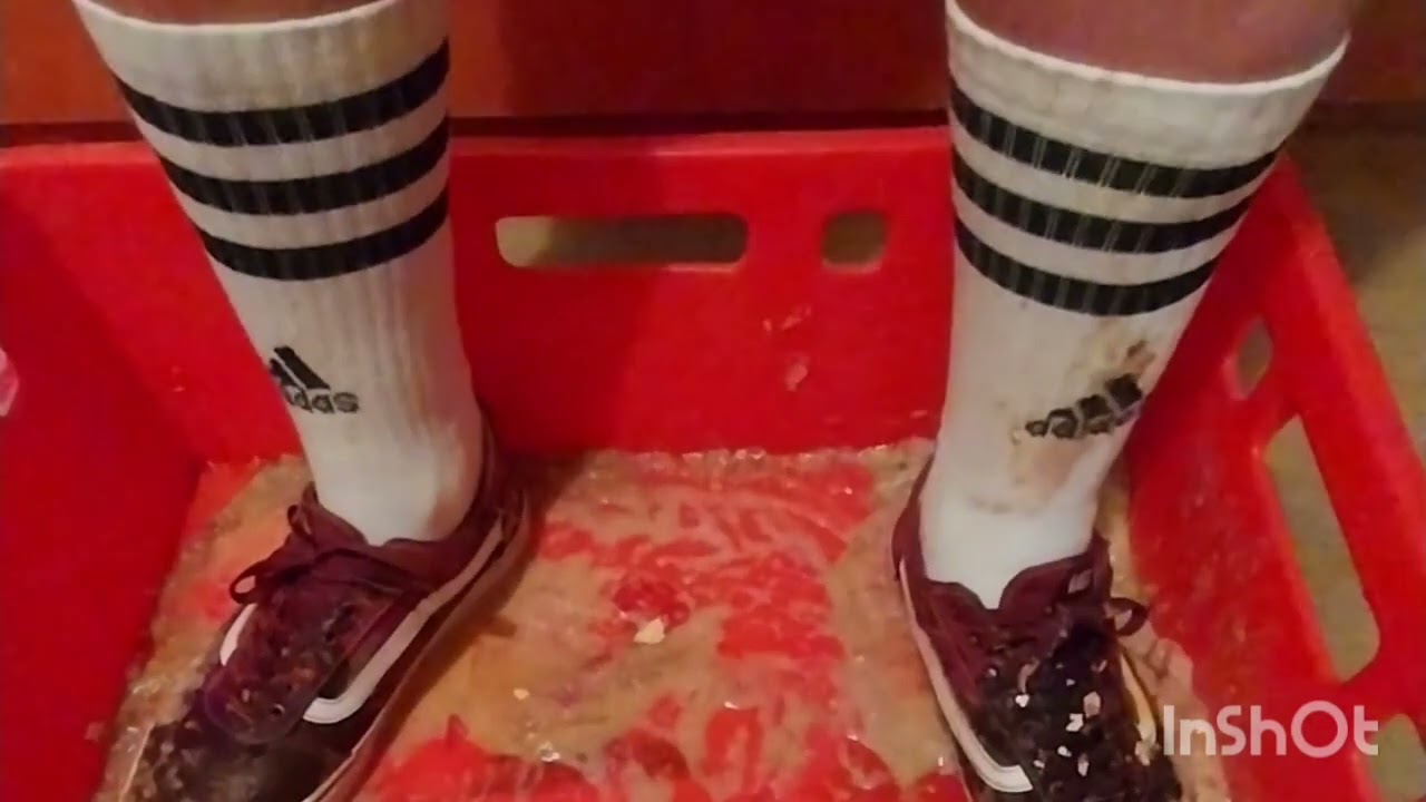 White Sock's in Vans  Crush and Messy Food.
