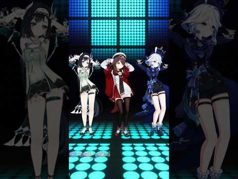 [原神 MMD] Hu Tao, Furina & Lan Yan-I'm Good (Blue)-Genshin Impact 4K 60 fps