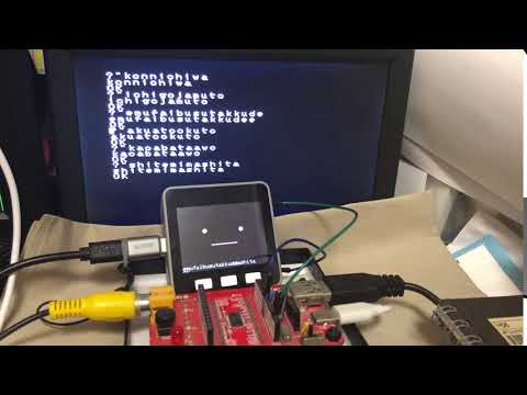 M5Stack AquesTalk + Avator とIchigoJam
