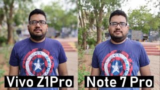 Vivo Z1 Pro vs Redmi Note 7 Pro Camera Comparison