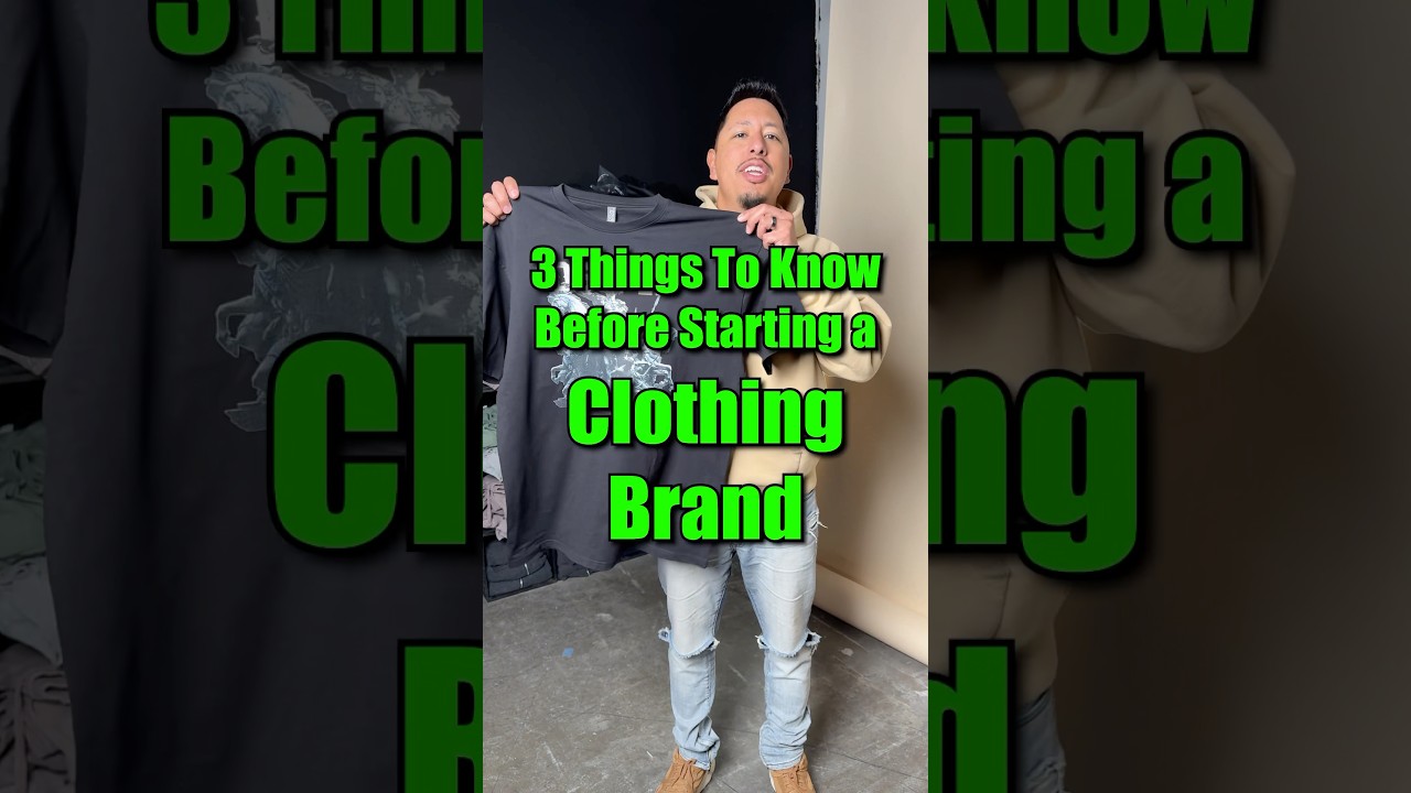 Три вещи, которые я хотел бы знать, прежде чем создавать свой бренд одежды