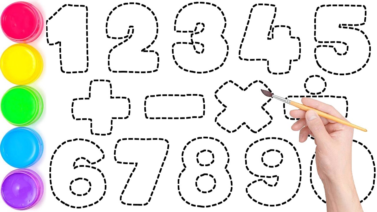 1234567890, Help Your Child Draw Numbers 1-10 in 5 Minutes!, Can