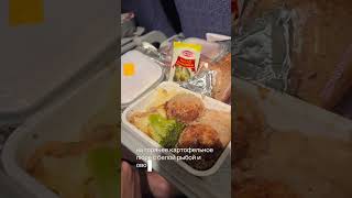 Питание в самолете #аэрофлот #еда #самолет #шанхай