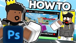 How a PRO Youtuber Makes ROBLOX *THUMBNAILS*