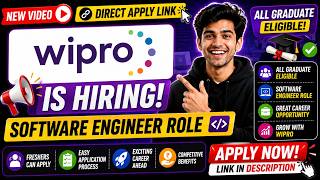 Wipro Hiring Freshers  Software Engineer Role | All Graduates Eligible  Direct Apply #fresherjobs screenshot 2