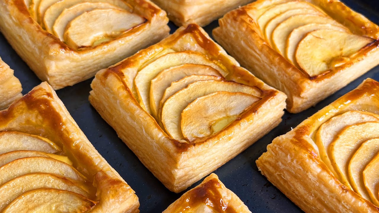 مائدة أم حمزة |فطائر التفاح بالعجين المورق سجليهم لرمضان Dartois aux pommes