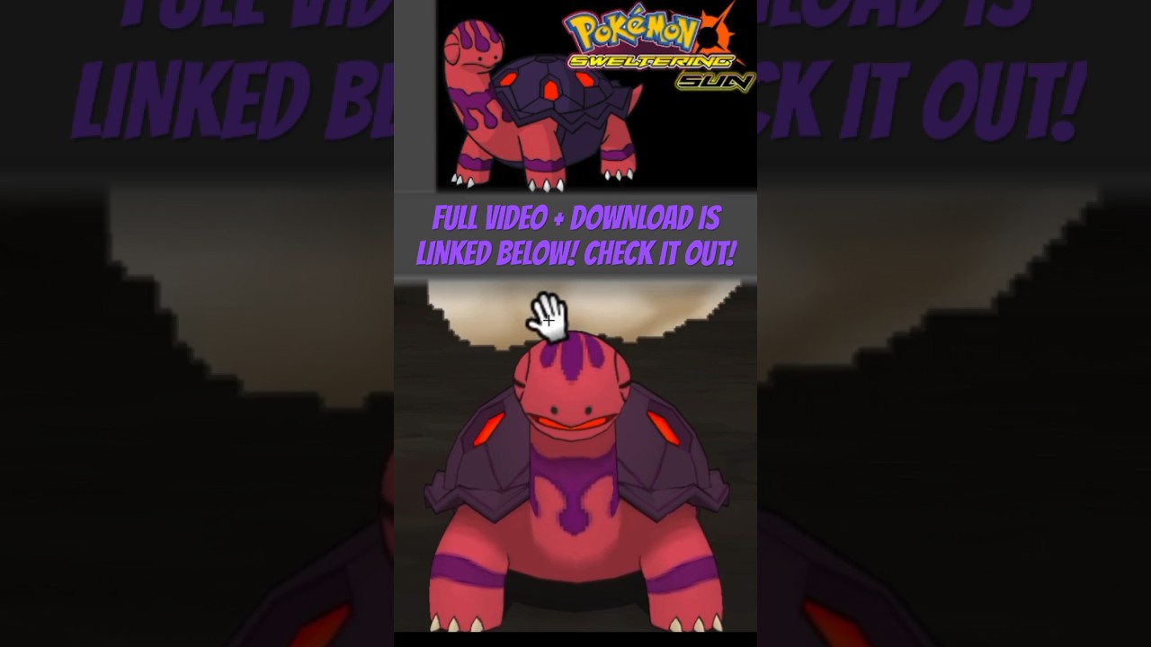🔥🟣 So I made a CUSTOM Alolan Torkoal for my ROM Hack… (Full Video Linked) | Sweltering Sun