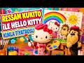 Hello Kitty Ressam Kukito Kukla Tiyatrosu Çizgi Film Tadında Komik Animasyon