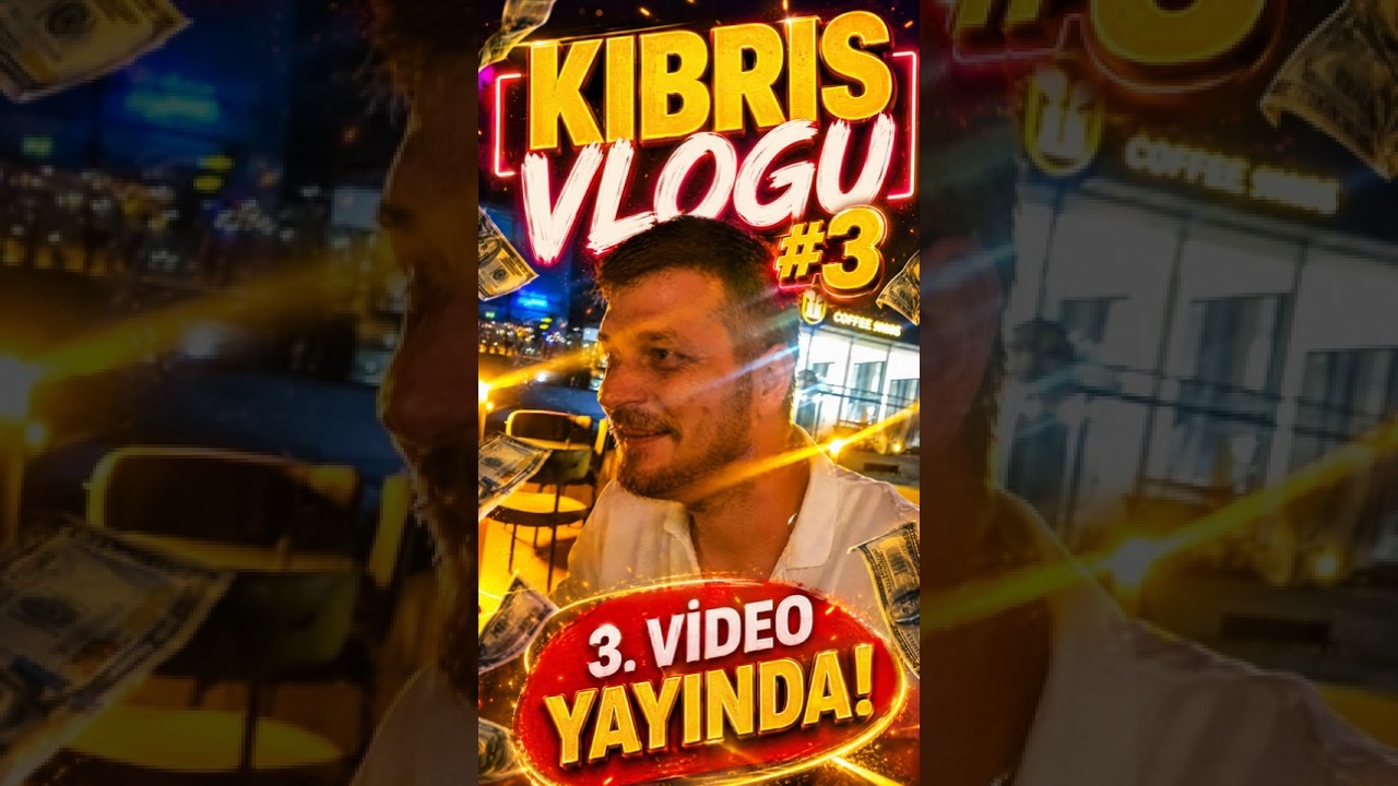 Kıbrıs Vlogu #3 Yayında! Yiğitler, Tarihi Hanlar ve Yerli Otomobil Günleri ✈️🌴 #shorts