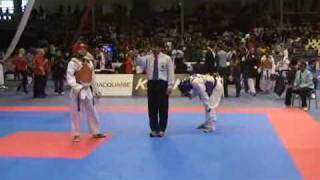 Male -58KG 2009 World Taekwondo Championships Copenhagen China vs Korea R3