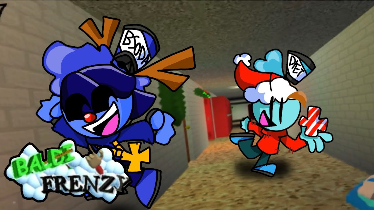 WERE SO BACK!!! Baldi Frenzy Christmas Update | Baldi Frenzy [ROBLOX] Ft: M42A91X