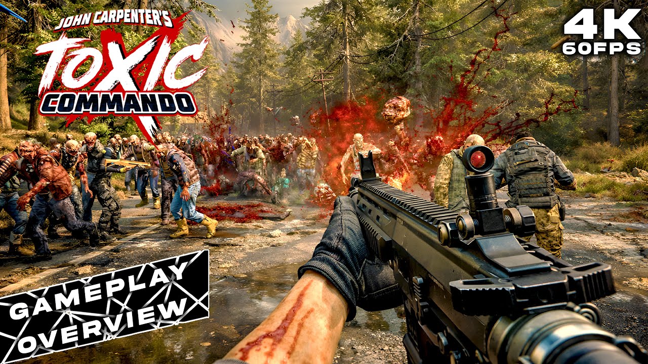 TOXIC COMMANDO Gameplay Overview - Vehicles and Weapons (4K60FPS) - YouTube