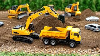 Diy Tractor Mini Truck Road Roller For Making Modern Concrete Road Construction Science Project